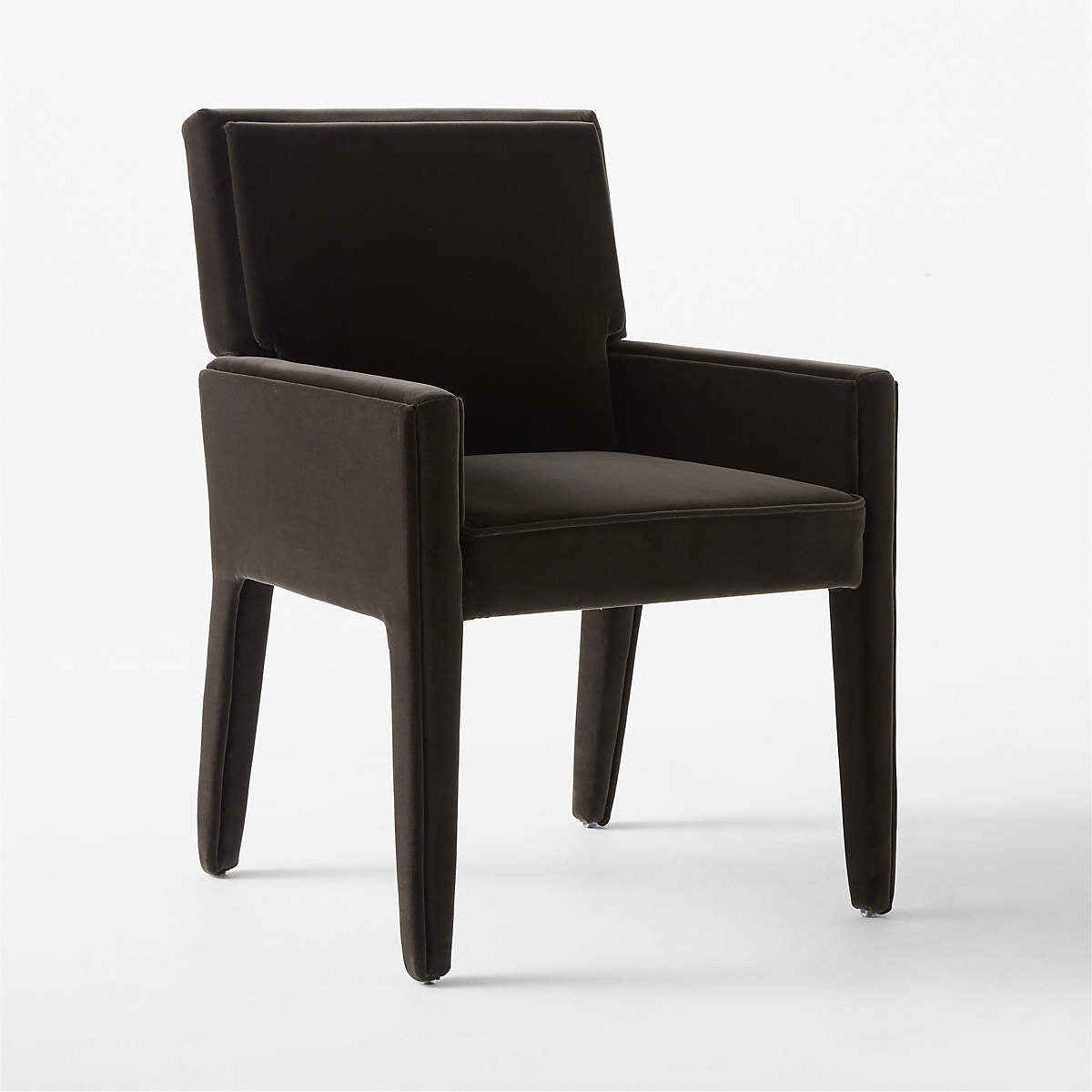 Torrey Mink Brown Upholstered Dining Armchair