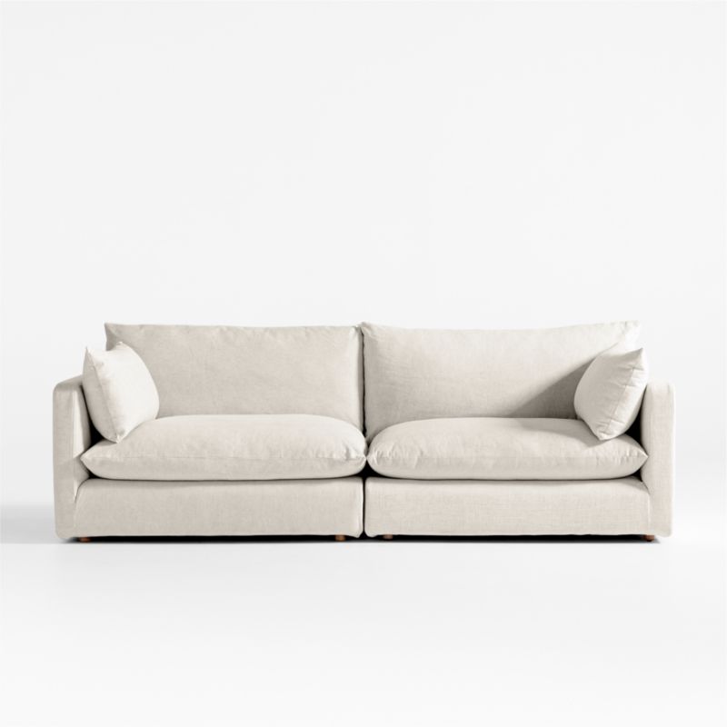 Unwind 2-Piece Slipcovered Sectional