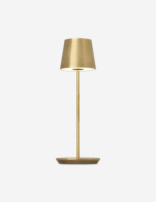 Carla Cordless Table Lamp - Brass