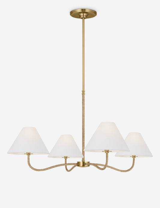 Swanner Chandelier - Brass