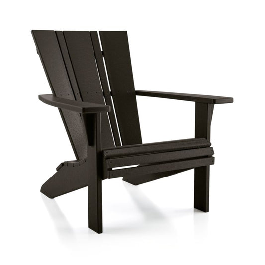 Vista Ii Black Outdoor Adirondack Chair By Polywood®