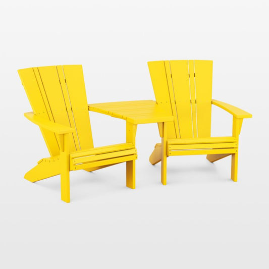 Vista Ii Lemon Connecting Table By Polywood®