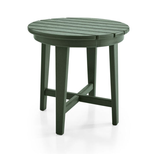 Vista Ii Green Adirondack Outdoor Side Table By Polywood®