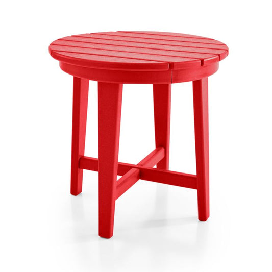 Vista Ii Sunset Red Adirondack Outdoor Side Table By Polywood®