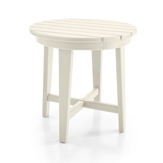 Vista Ii White Adirondack Outdoor Side Table By Polywood®