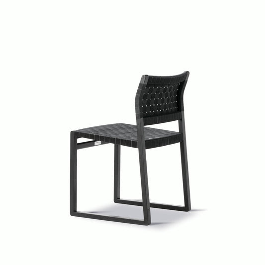 Bm61 Dining Chair, Black/Black Webbing