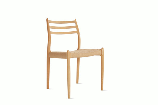 Moller Model 78 Side Chair With Woven Seat