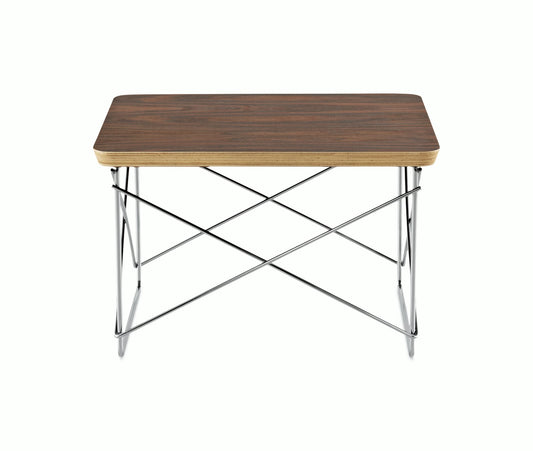 Eames Wire Base Low Table, Veneer