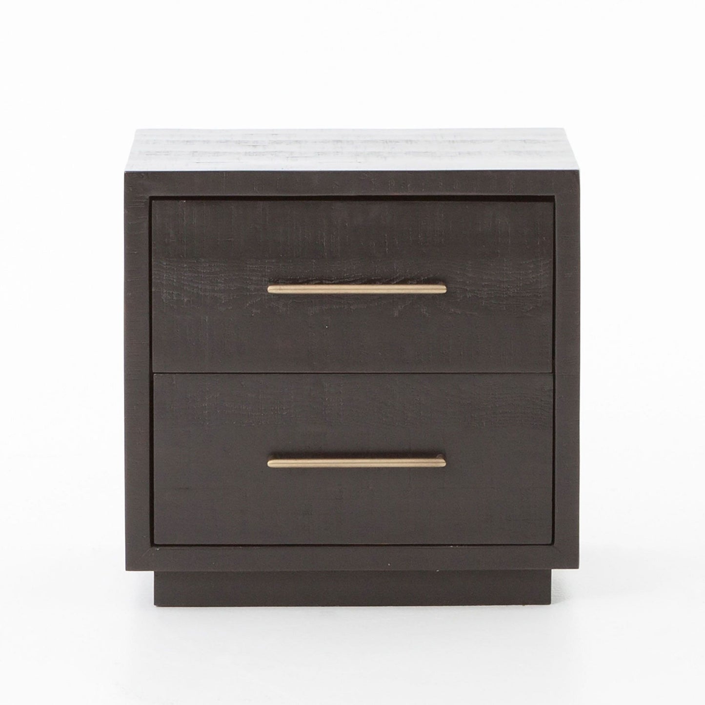 Alexa Burnished Pedestal 2-Drawer Nightstand (22")