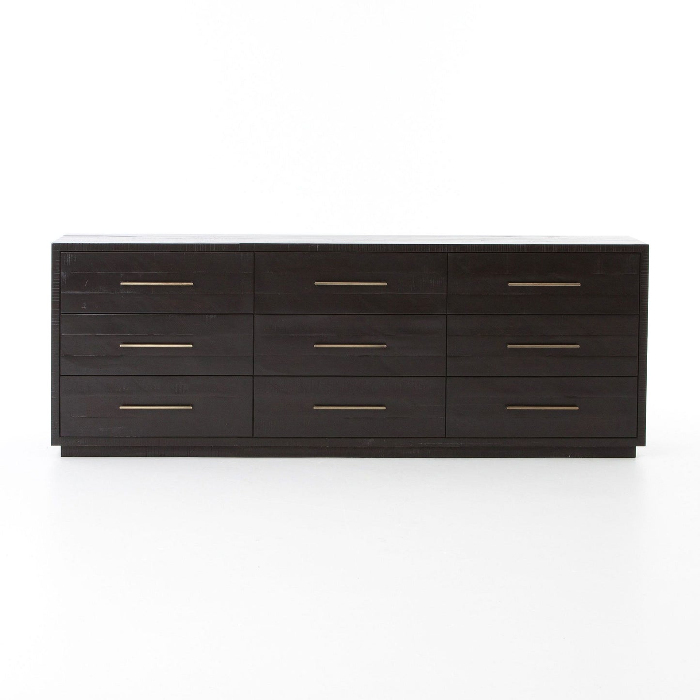 Alexa Burnished Pedestal 9-Drawer Dresser (88”)