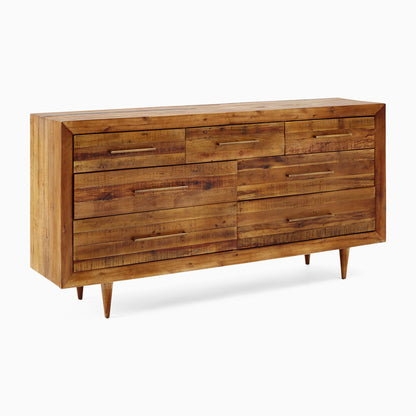 Alexa Reclaimed Wood 7-Drawer Dresser (70")