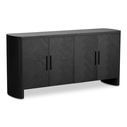 Anatola Herringbone Rounded Sideboard (71")