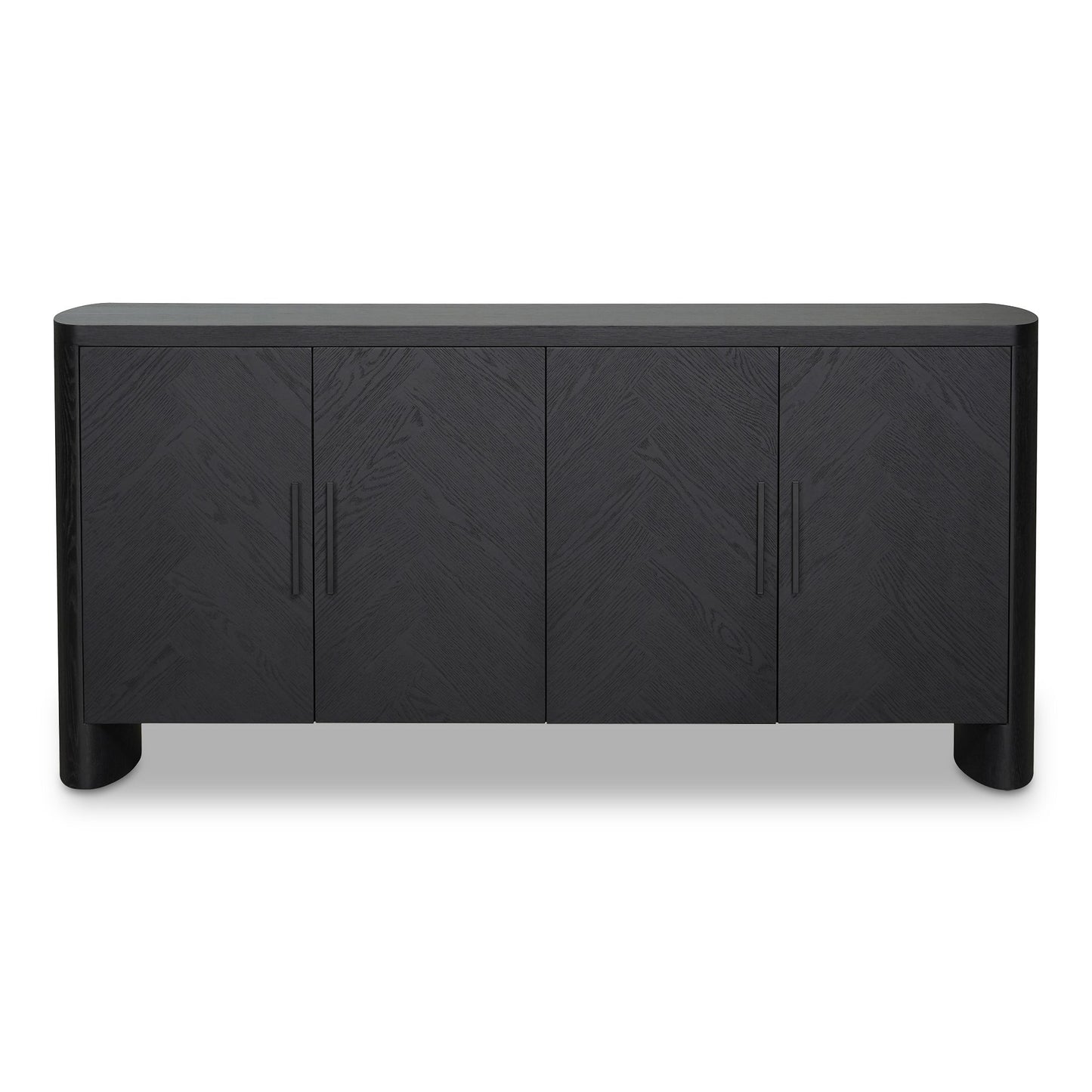 Anatola Herringbone Rounded Sideboard (71")