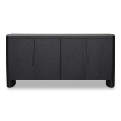 Anatola Herringbone Rounded Sideboard (71")