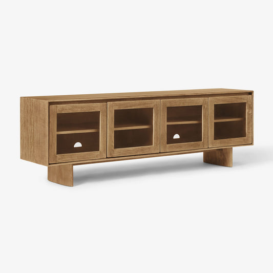 Anton Glass Media Console (68"–80")