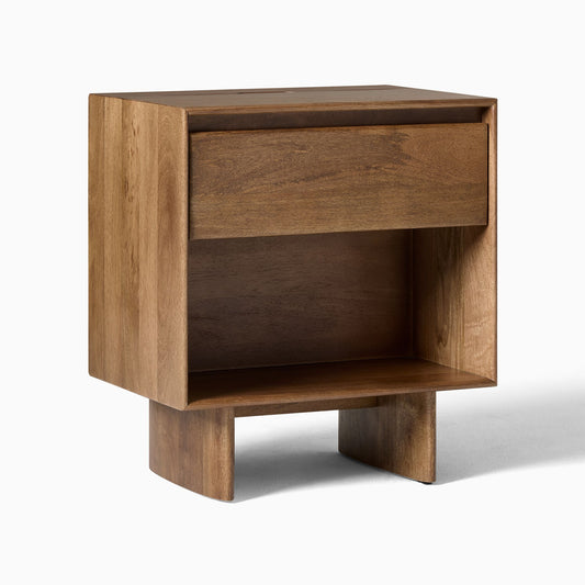 Anton Solid Wood Nightstand (16"–28")