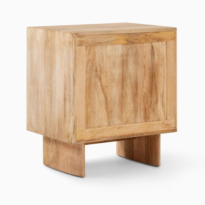 Anton Solid Wood Nightstand (16"–28")