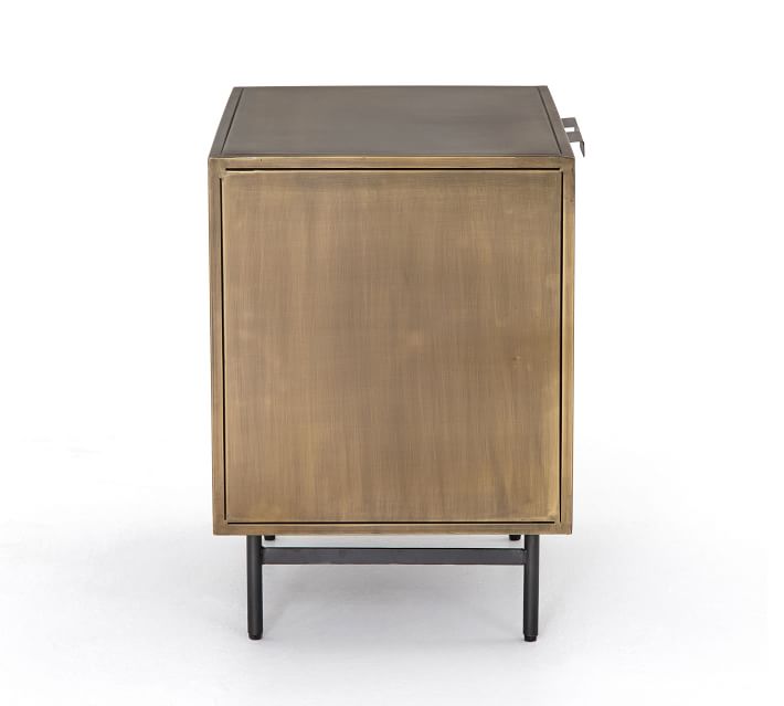 Argonaut Metal Cabinet Nightstand (25")