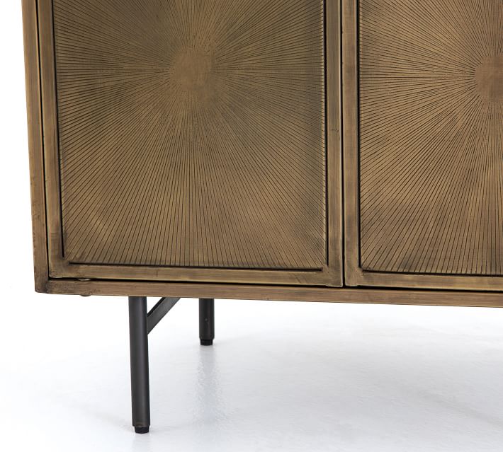 Argonaut Metal Cabinet Nightstand (25")