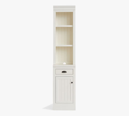 Aubrey Narrow Shelf With Cabinet (18")