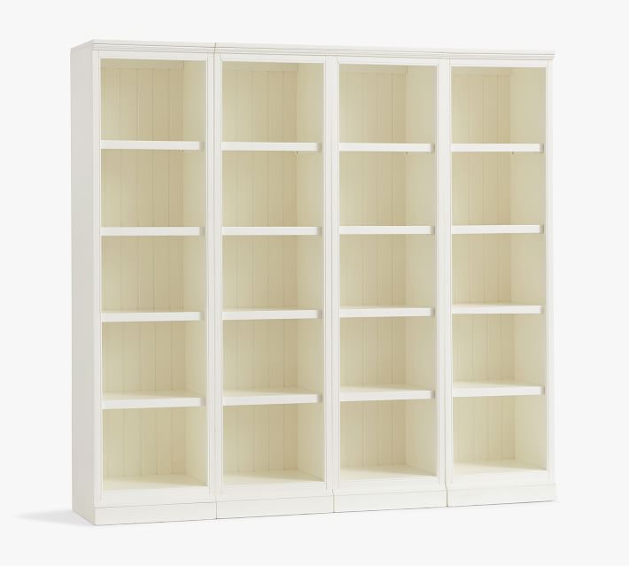 Aubrey Shelf With Open Cabinets (74.5")