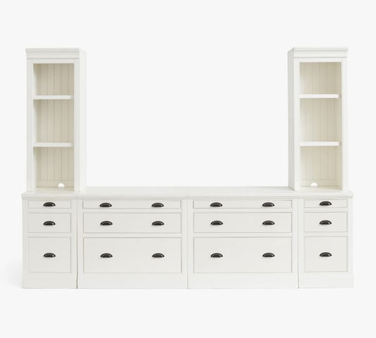 Aubrey Bookcase Wall Suite (108")