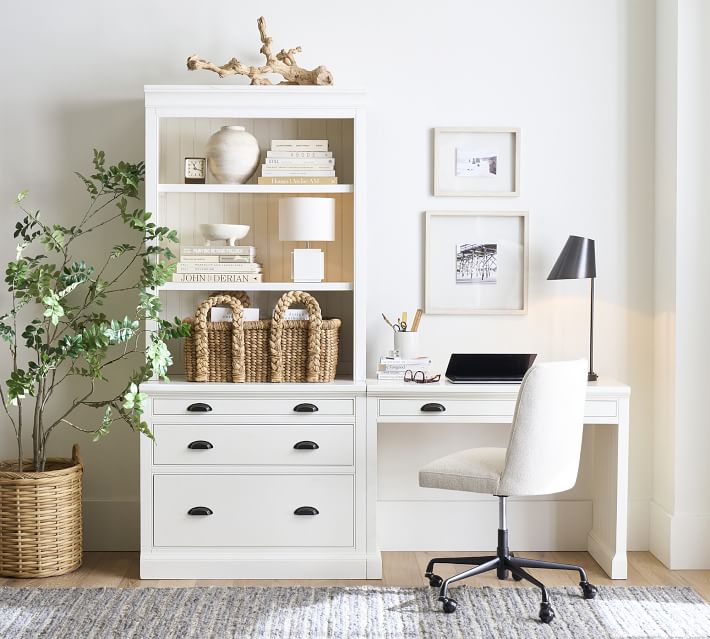 Aubrey Writing Desk With Bookcase (78")