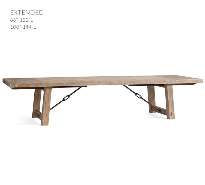 Benchwright Extending Dining Table (60"-144")