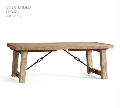 Benchwright Extending Dining Table (60"-72")