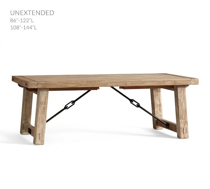 Benchwright Extending Dining Table (60"-144")