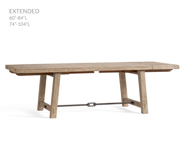 Benchwright Extending Dining Table (60"-144")