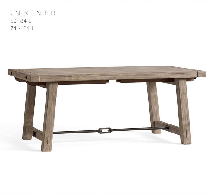 Benchwright Extending Dining Table (60"-72")