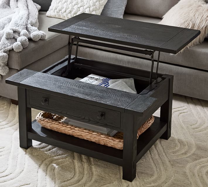 Benchwright Rectangular Lift-Top Coffee Table (36")