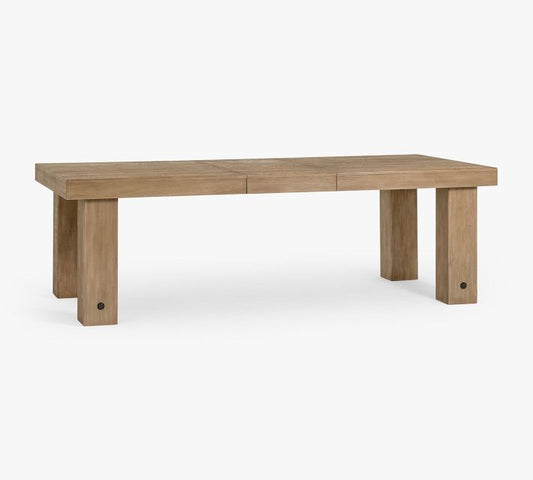 Benchwright Straight Leg Extending Dining Table (76"-96")