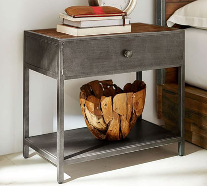 Big Daddy's Antiques Metal Nightstand (29")