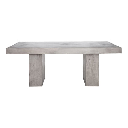 Block Leg Outdoor Dining Table