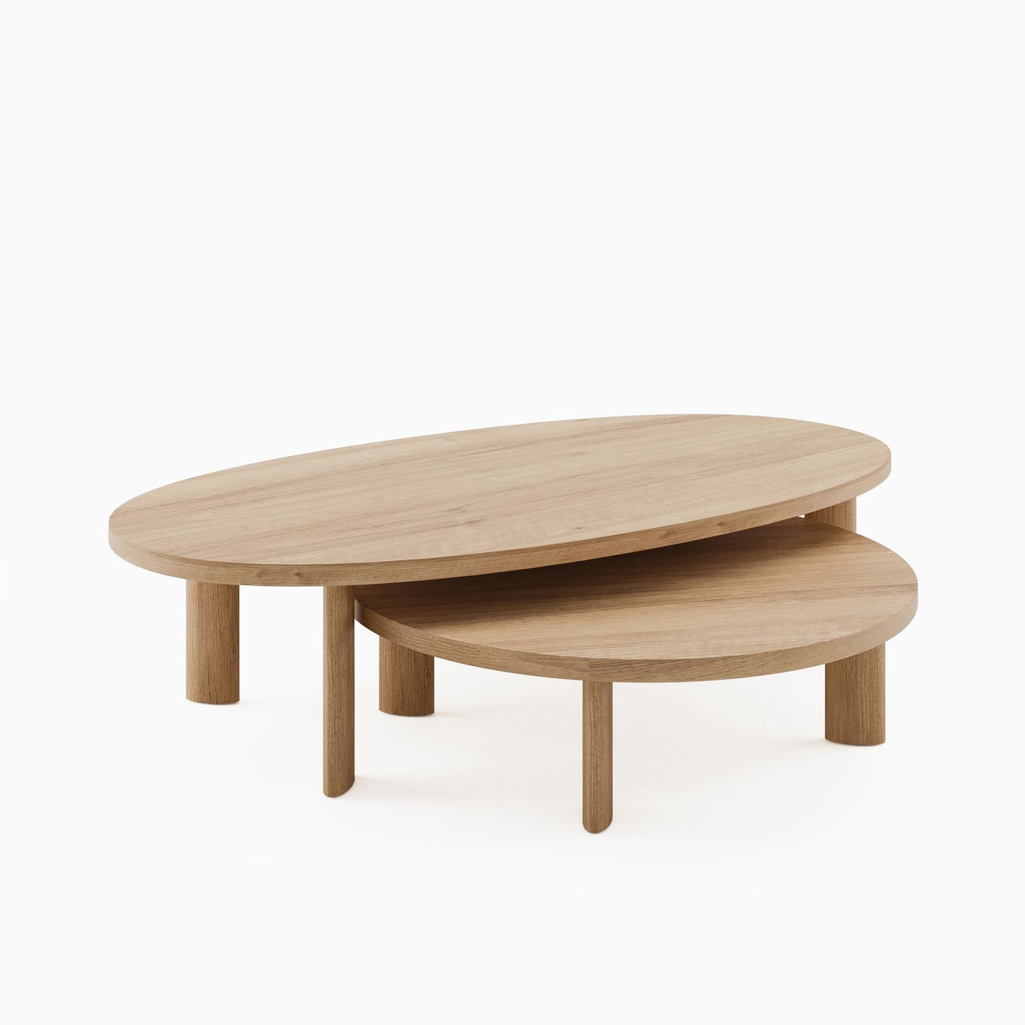 Boardwalk Oval Nesting Table