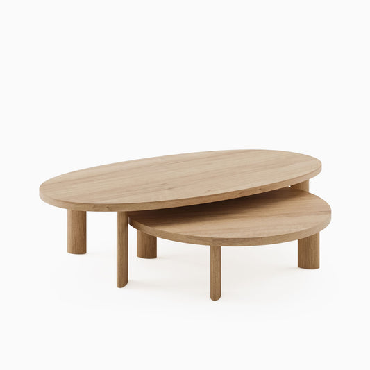 Boardwalk Oval Nesting Table