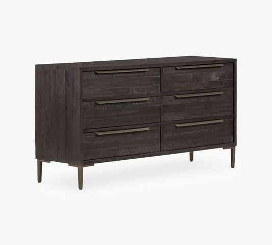 Braden Reclaimed Wood 6-Drawer Dresser (58")