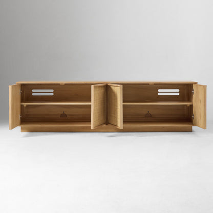 Callahan Rattan Media Console (80")