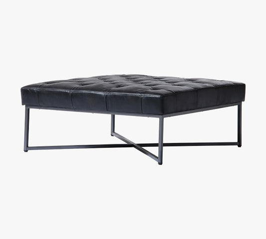 Callaway Rectangular Leather Coffee Table (40")