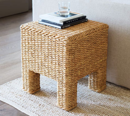 Cardiff Square Woven Side Table (18")