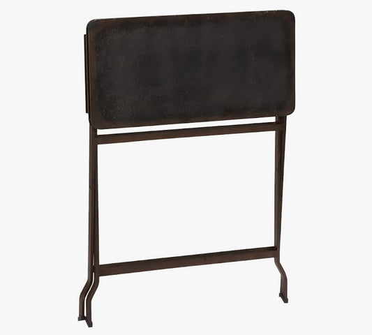 Carter Rectangular Metal Folding Tray Table (23")