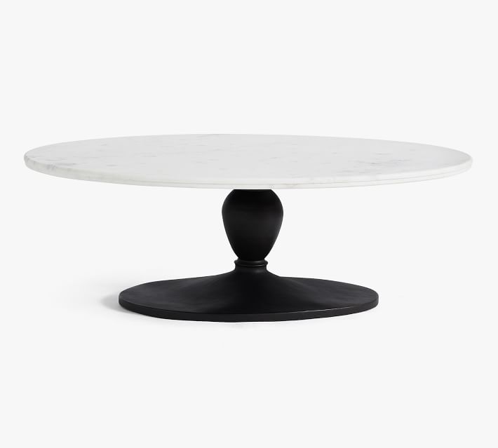 Chapman Oval Marble Coffee Table (52")