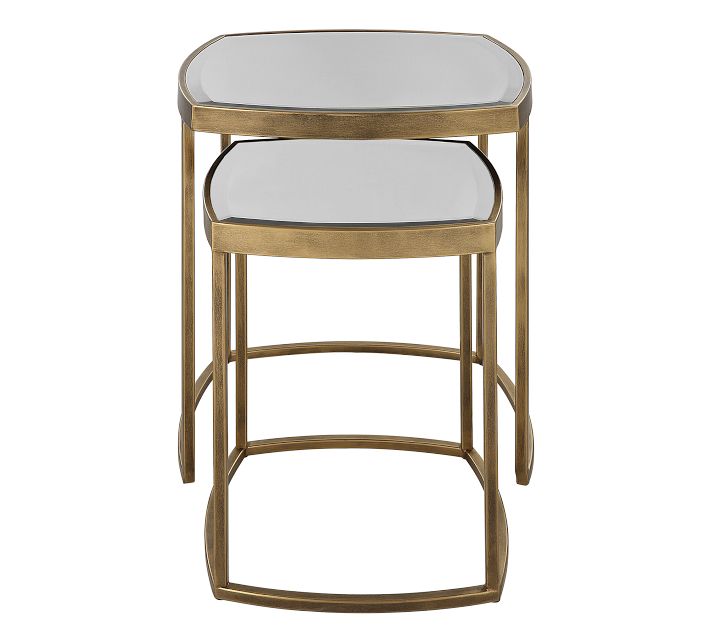 Clara Glass Nesting Tables (15"- 20")