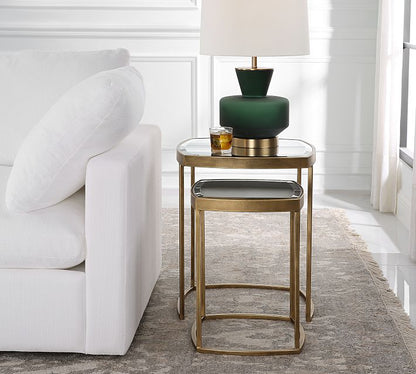 Clara Glass Nesting Tables (15"- 20")