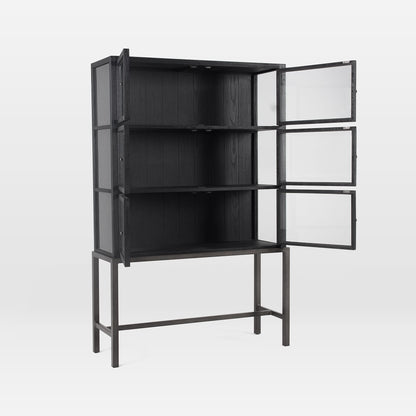 Curio Tall Cabinet (45.75") - Drifted Black