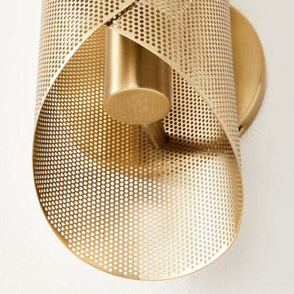 Curl Perforated Sconce