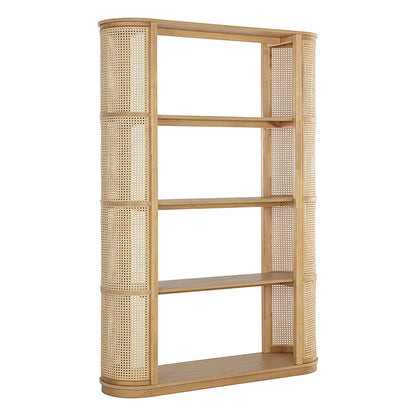 Curved Cane Bookcase (51.5")