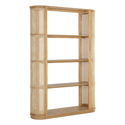 Curved Cane Bookcase (51.5")